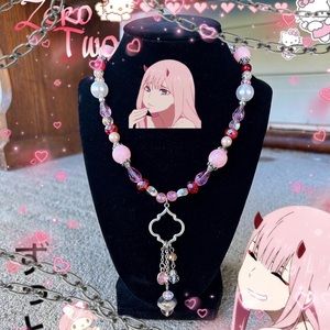 Zero Two inspired necklace​